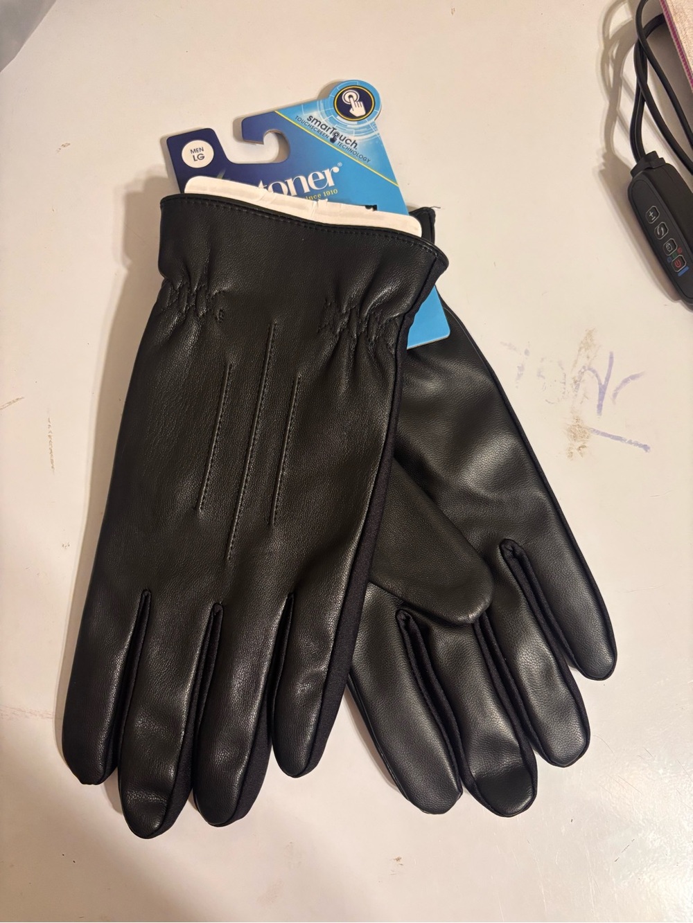 Men's Black Leather gloves